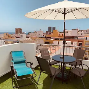 Atico Con Terraza, Centro De Apartamento